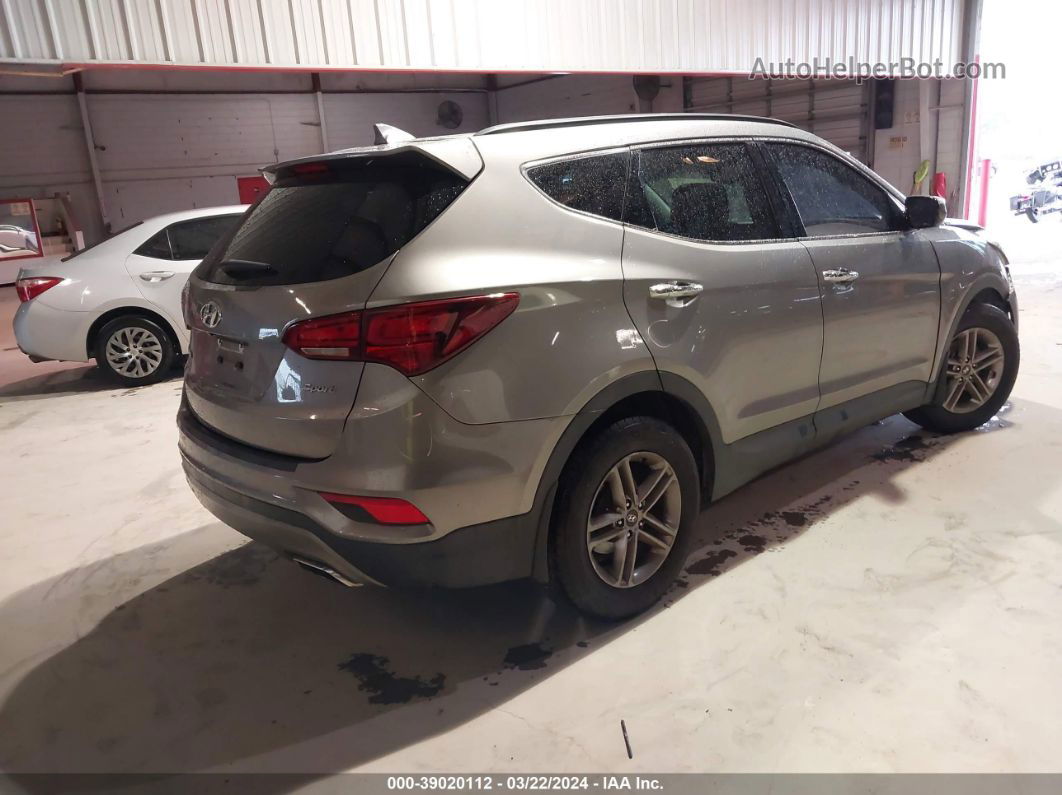 2018 Hyundai Santa Fe Sport 2.4l Gray vin: 5NMZU3LB7JH080599