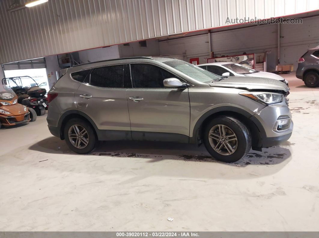 2018 Hyundai Santa Fe Sport 2.4l Gray vin: 5NMZU3LB7JH080599