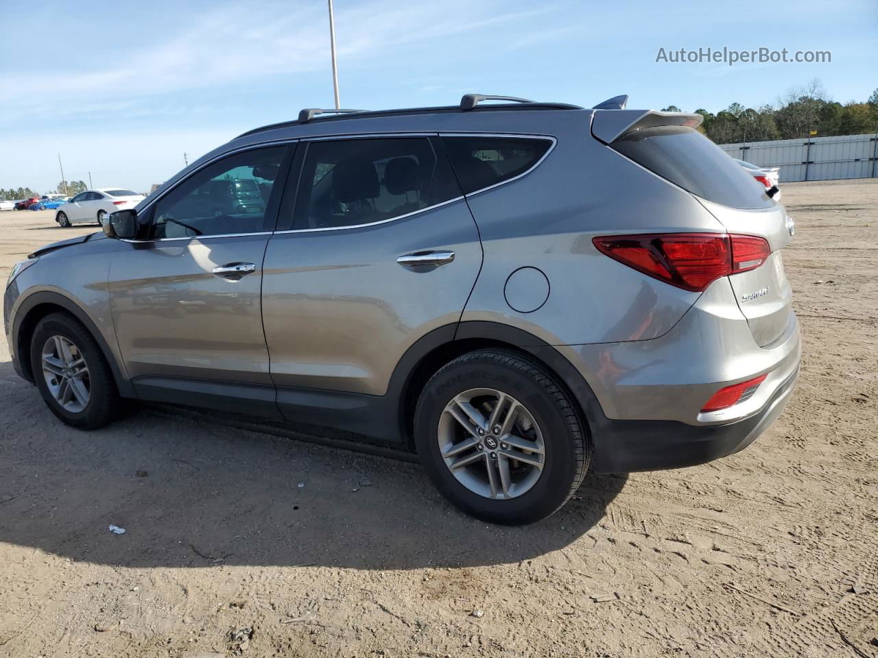 2018 Hyundai Santa Fe Sport  Серебряный vin: 5NMZU3LB8JH059227