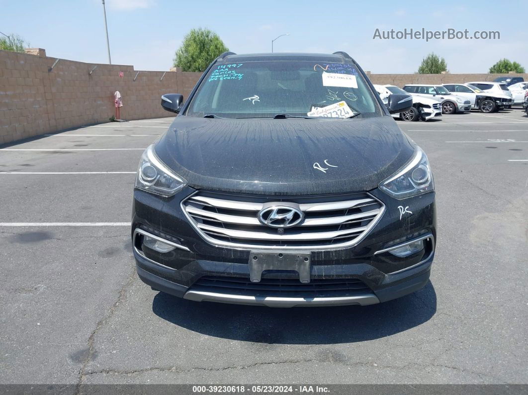 2018 Hyundai Santa Fe Sport 2.4l Black vin: 5NMZU3LB8JH079624