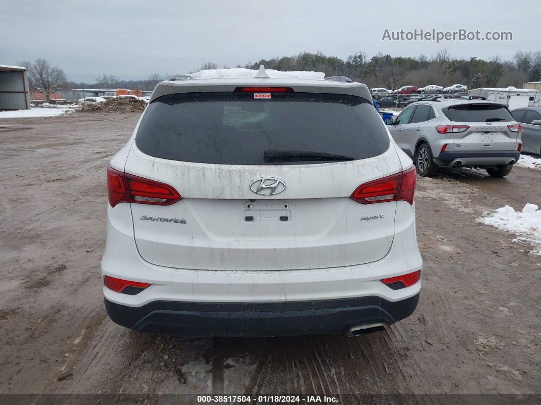 2018 Hyundai Santa Fe Sport 2.4l Белый vin: 5NMZU3LB9JH097825