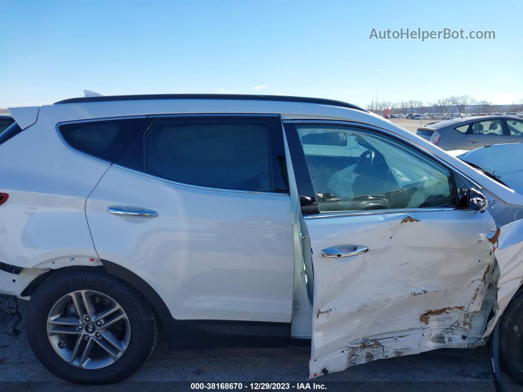 2018 Hyundai Santa Fe Sport 2.4l White vin: 5NMZU3LB9JH103879