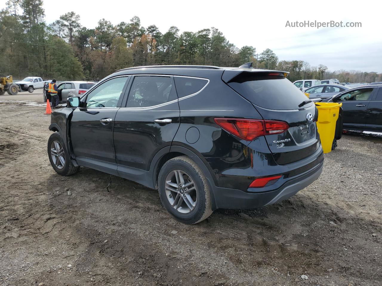 2018 Hyundai Santa Fe Sport  Black vin: 5NMZU3LBXJH103132