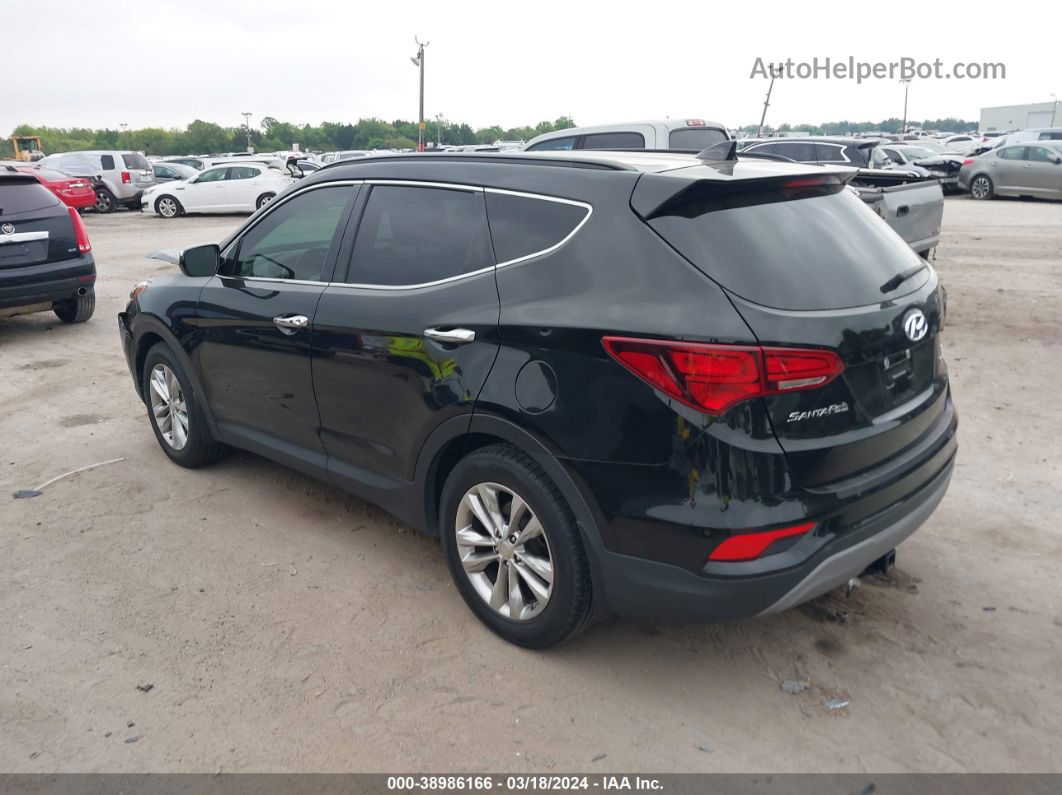 2018 Hyundai Santa Fe Sport 2.0t Черный vin: 5NMZU4LA8JH094492