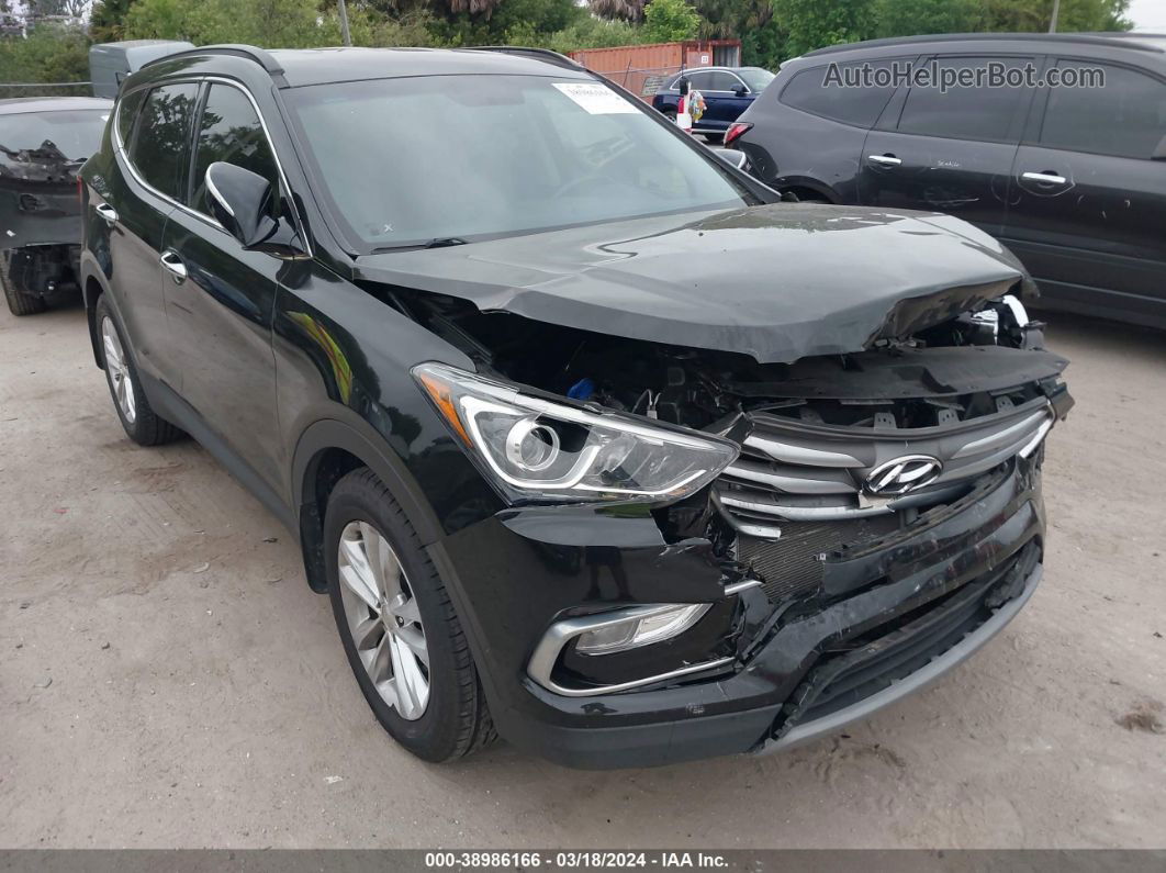 2018 Hyundai Santa Fe Sport 2.0t Черный vin: 5NMZU4LA8JH094492