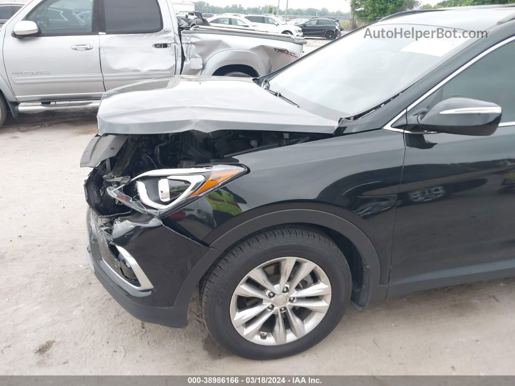 2018 Hyundai Santa Fe Sport 2.0t Черный vin: 5NMZU4LA8JH094492