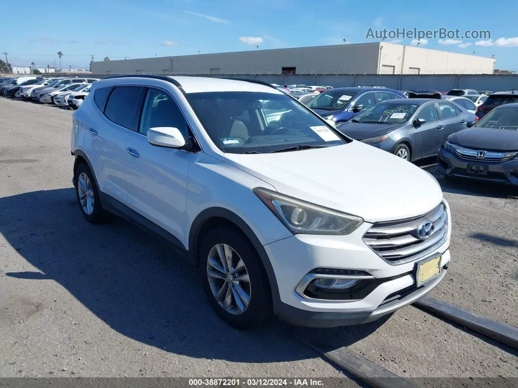 2018 Hyundai Santa Fe Sport 2.0t White vin: 5NMZU4LA8JH100341