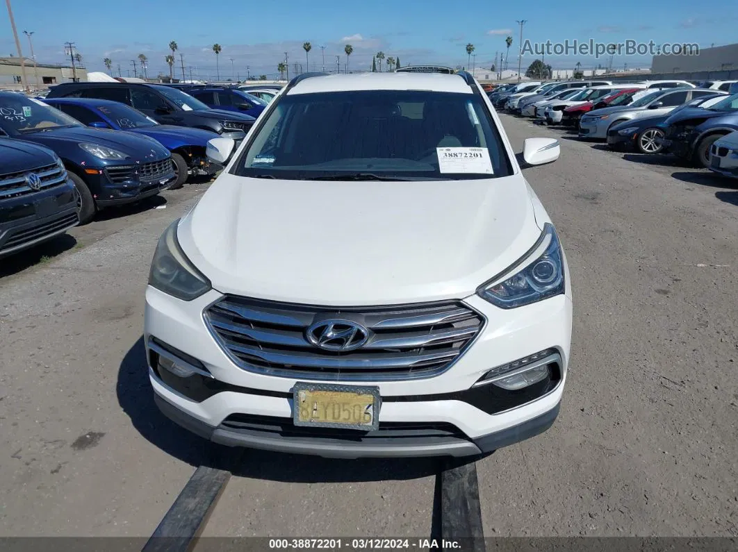 2018 Hyundai Santa Fe Sport 2.0t White vin: 5NMZU4LA8JH100341