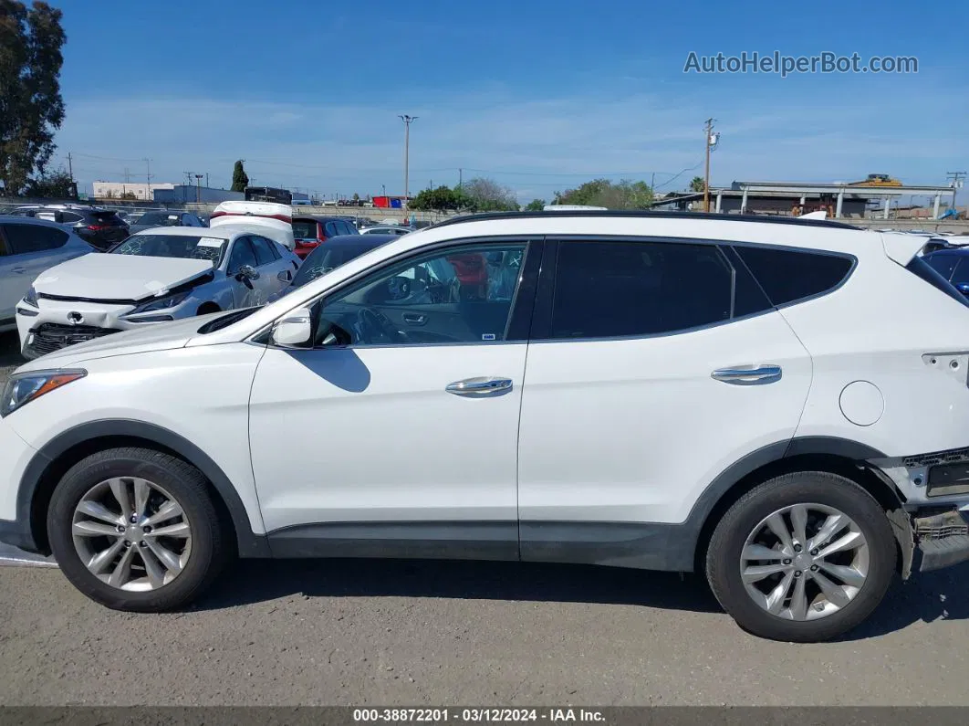 2018 Hyundai Santa Fe Sport 2.0t White vin: 5NMZU4LA8JH100341