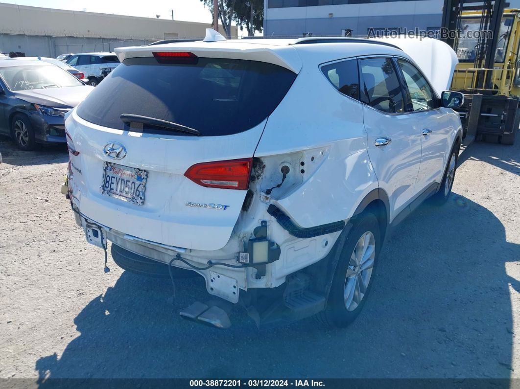 2018 Hyundai Santa Fe Sport 2.0t White vin: 5NMZU4LA8JH100341