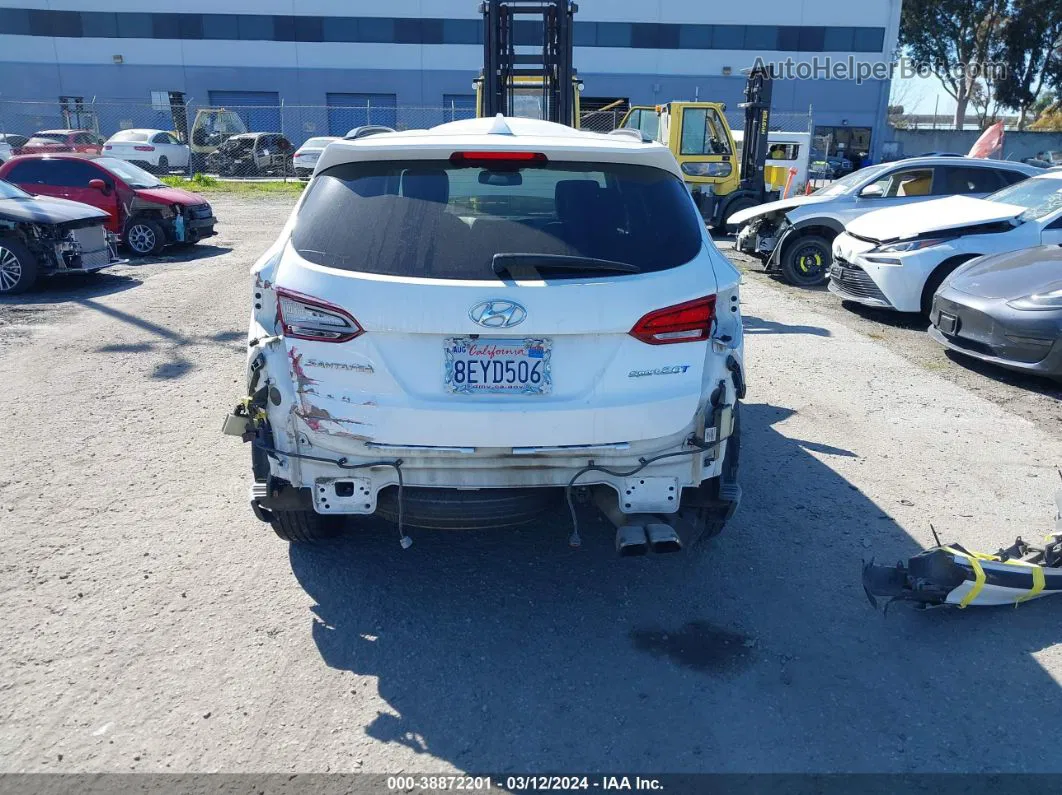 2018 Hyundai Santa Fe Sport 2.0t White vin: 5NMZU4LA8JH100341