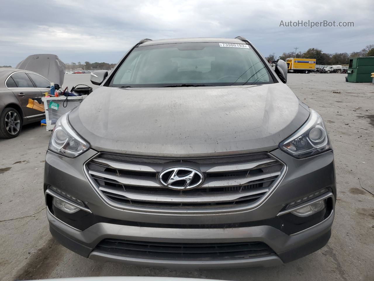 2018 Hyundai Santa Fe Sport  Gray vin: 5NMZUDLA1JH058790