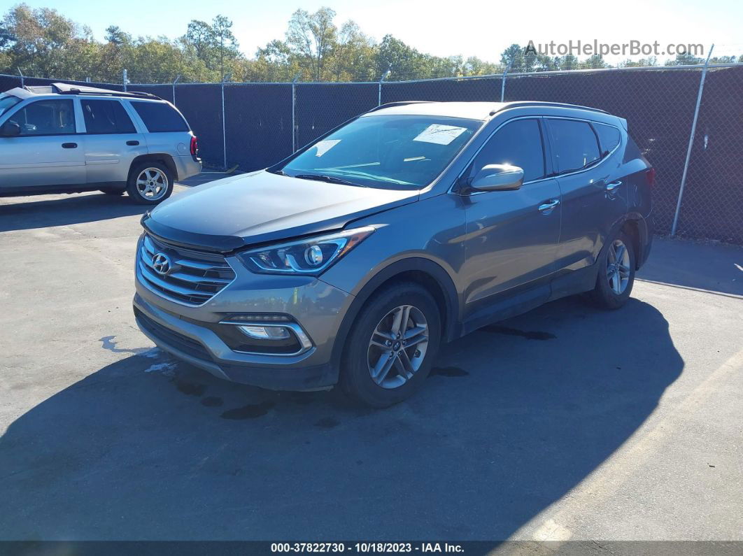 2018 Hyundai Santa Fe Sport 2.4l Gray vin: 5NMZUDLB0JH063262