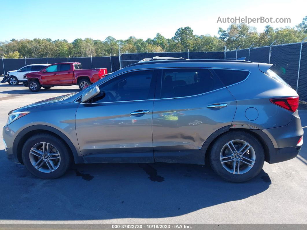 2018 Hyundai Santa Fe Sport 2.4l Gray vin: 5NMZUDLB0JH063262