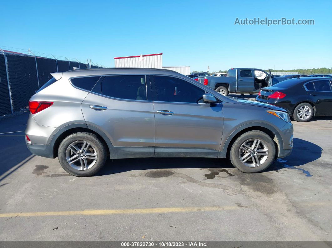 2018 Hyundai Santa Fe Sport 2.4l Gray vin: 5NMZUDLB0JH063262