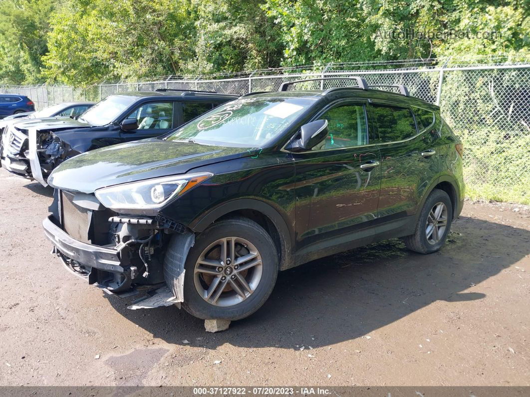 2018 Hyundai Santa Fe Sport 2.4l Черный vin: 5NMZUDLB1JH057437