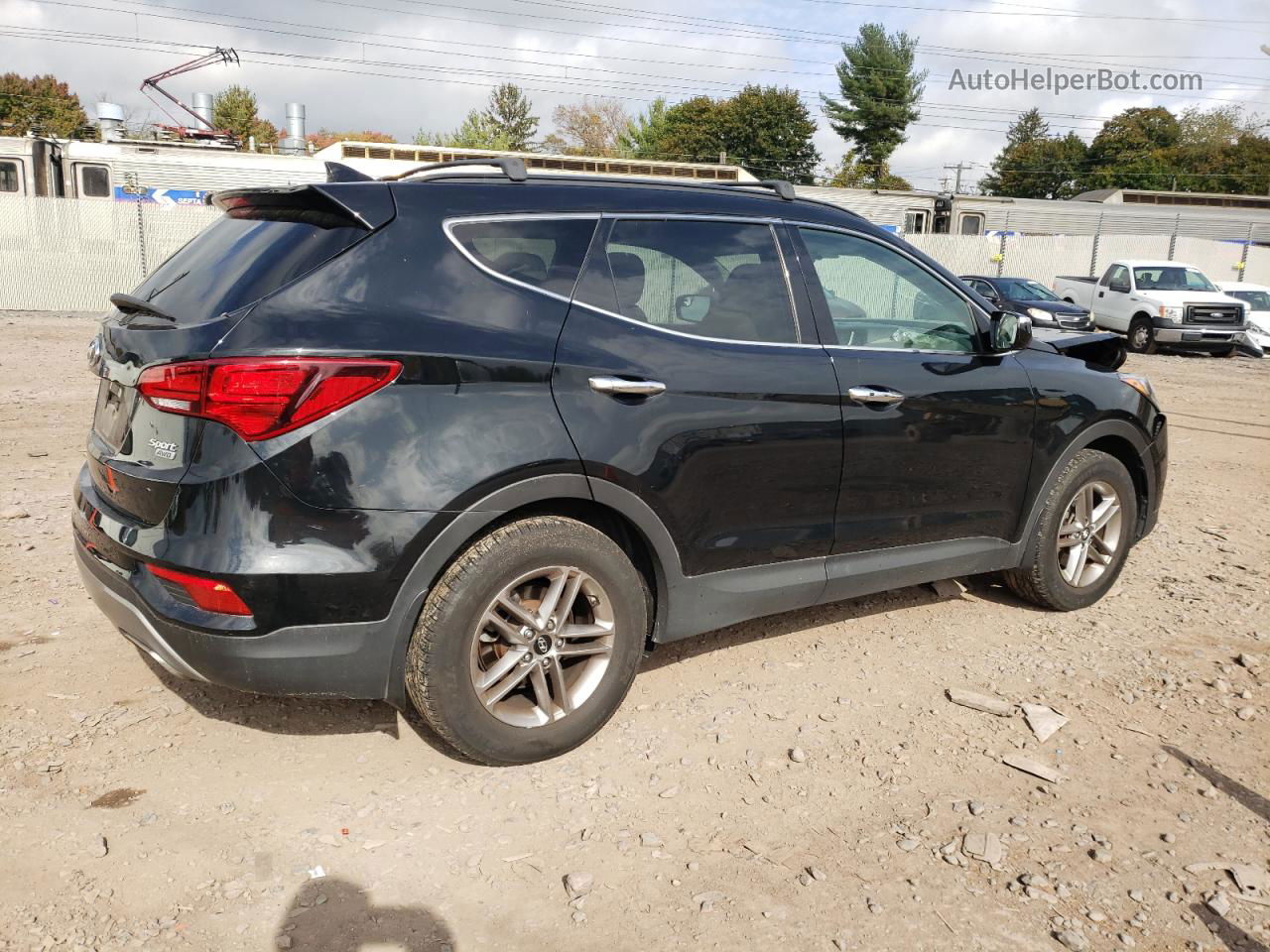 2018 Hyundai Santa Fe Sport  Black vin: 5NMZUDLB1JH067434