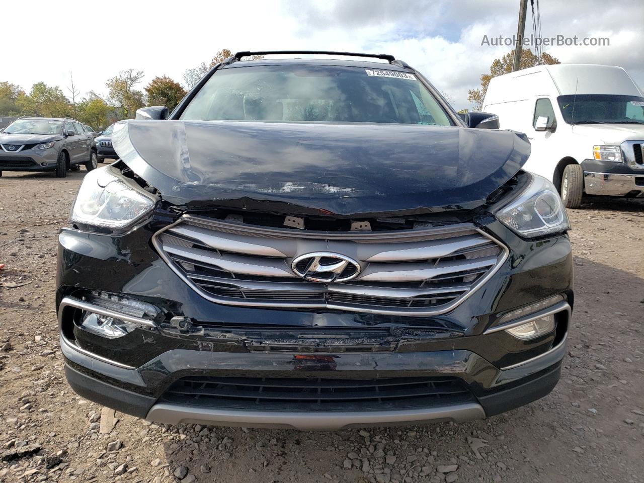 2018 Hyundai Santa Fe Sport  Black vin: 5NMZUDLB1JH067434