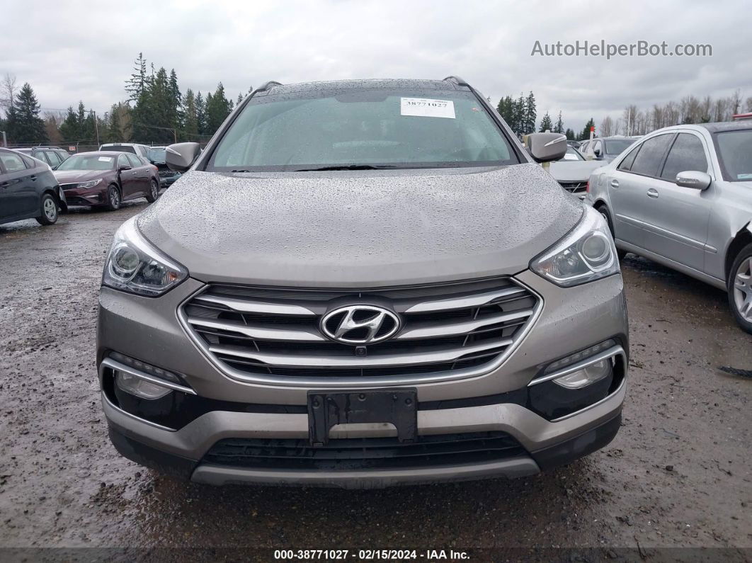 2018 Hyundai Santa Fe Sport 2.4l Gray vin: 5NMZUDLB2JH097543