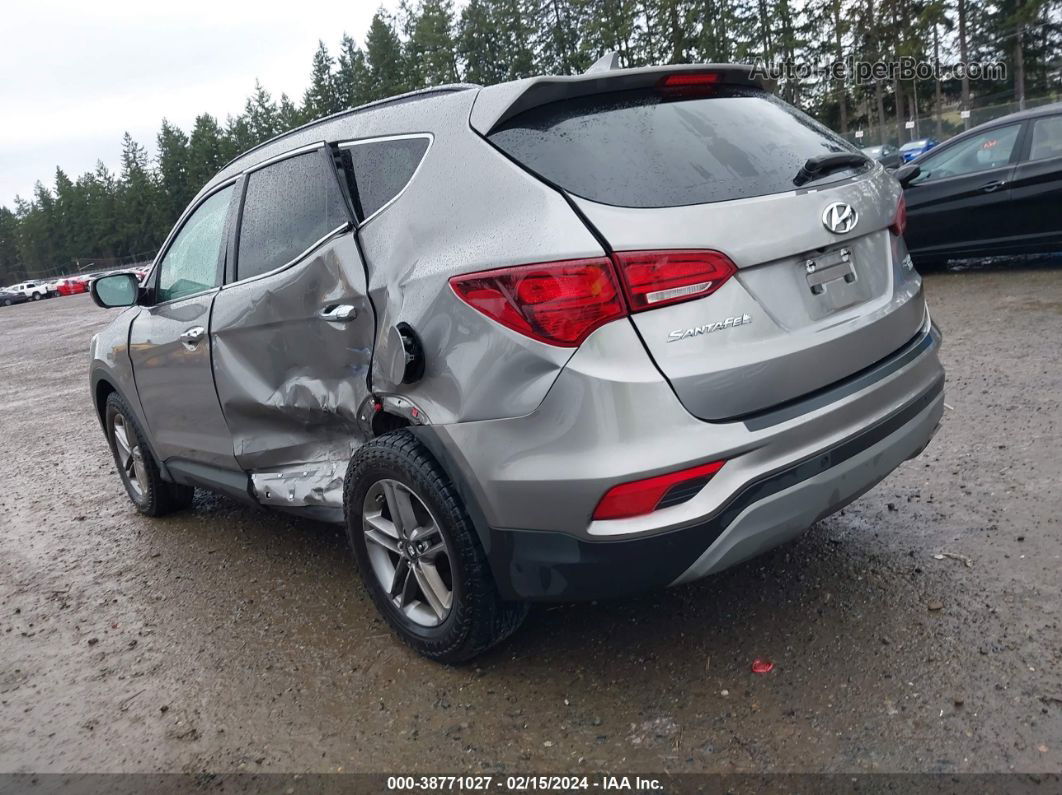 2018 Hyundai Santa Fe Sport 2.4l Gray vin: 5NMZUDLB2JH097543