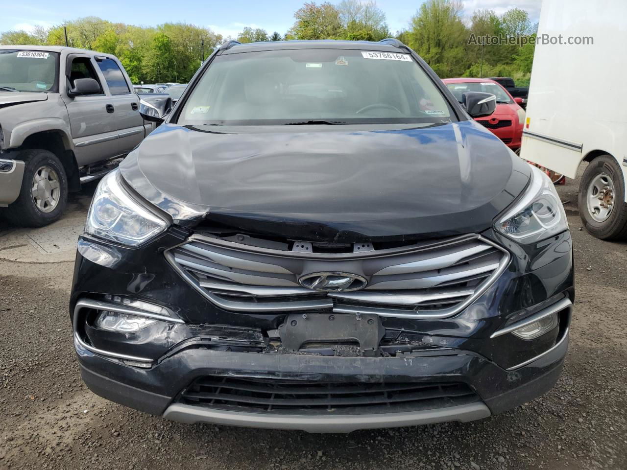 2018 Hyundai Santa Fe Sport  Black vin: 5NMZUDLB2JH102028