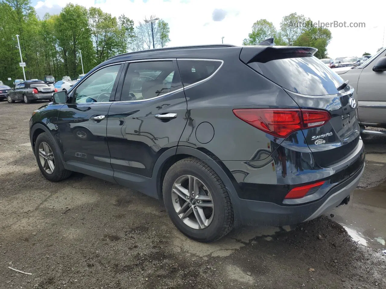 2018 Hyundai Santa Fe Sport  Black vin: 5NMZUDLB2JH102028