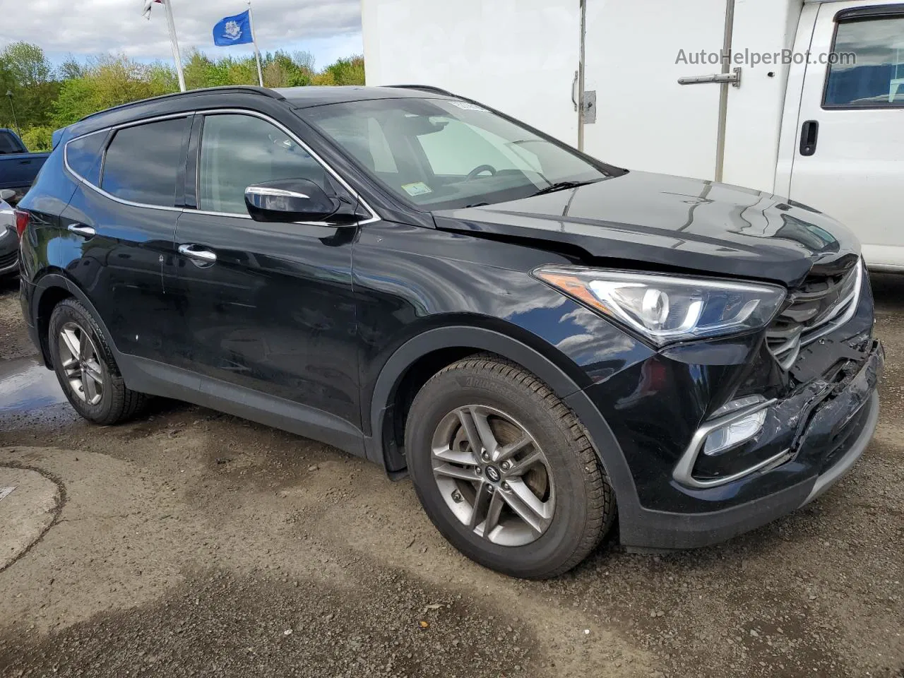 2018 Hyundai Santa Fe Sport  Black vin: 5NMZUDLB2JH102028