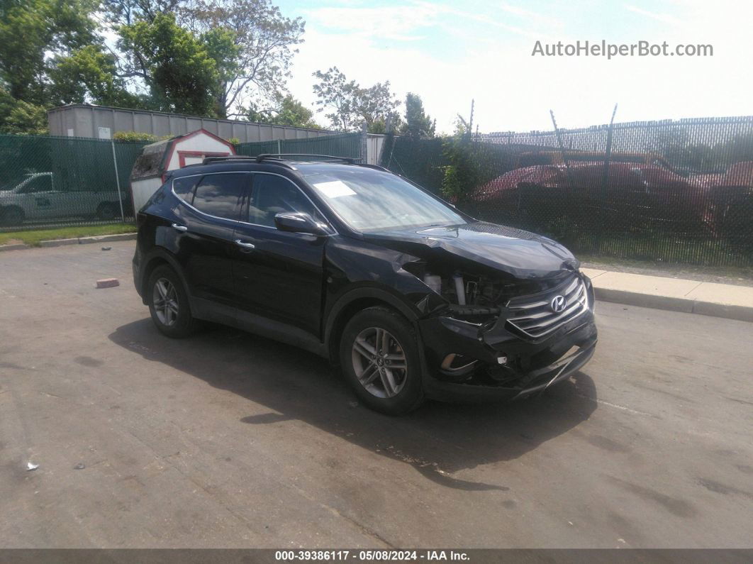 2018 Hyundai Santa Fe Sport 2.4l Black vin: 5NMZUDLB4JH057657