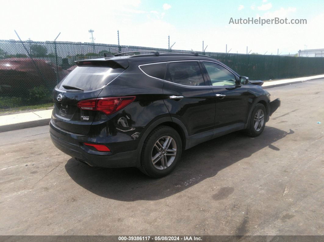 2018 Hyundai Santa Fe Sport 2.4l Black vin: 5NMZUDLB4JH057657