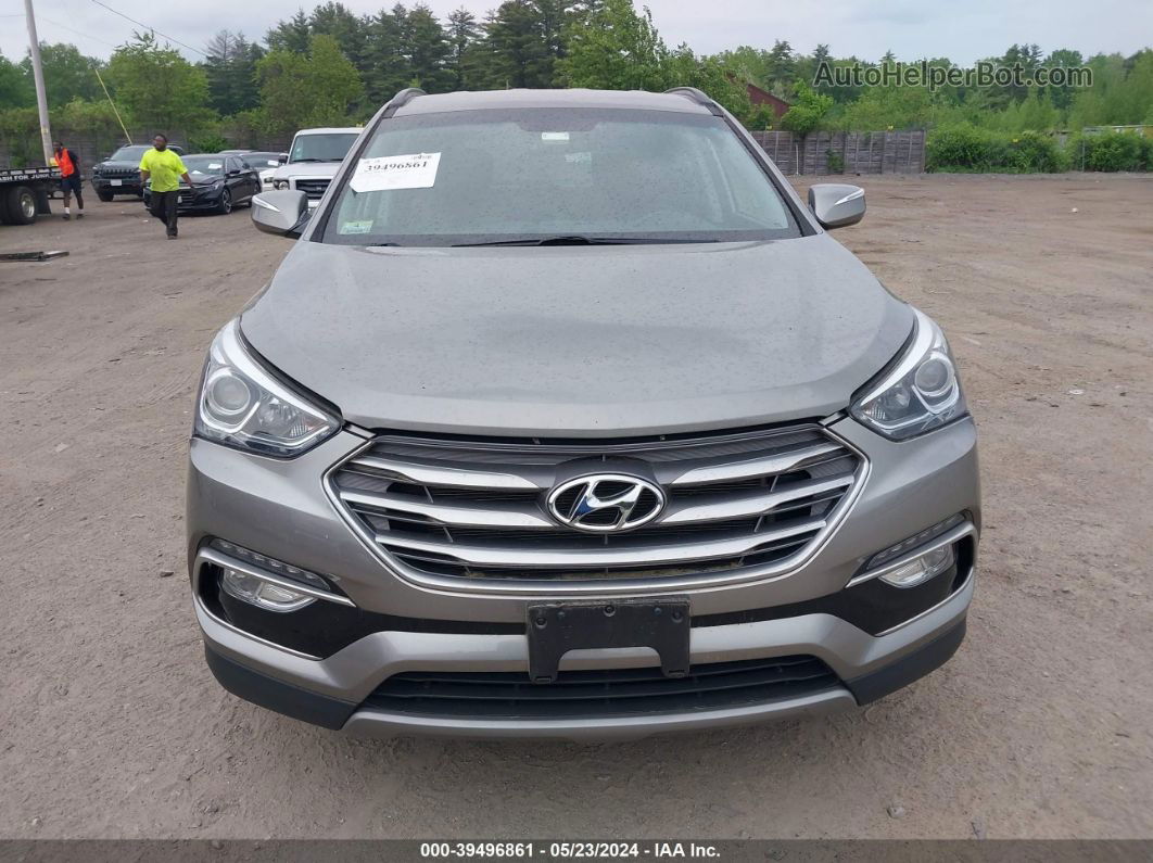 2018 Hyundai Santa Fe Sport 2.4l Gray vin: 5NMZUDLB4JH058176