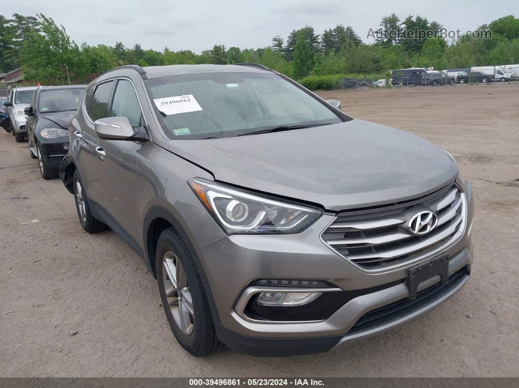 2018 Hyundai Santa Fe Sport 2.4l Gray vin: 5NMZUDLB4JH058176