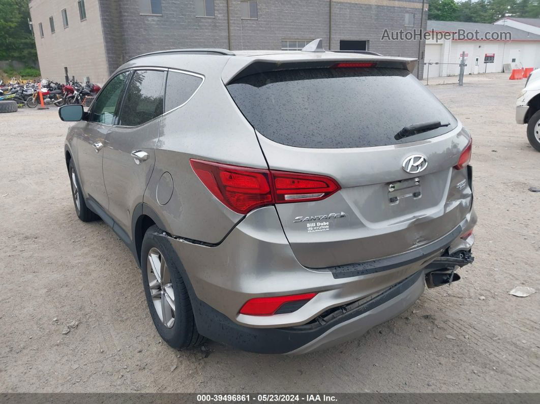 2018 Hyundai Santa Fe Sport 2.4l Gray vin: 5NMZUDLB4JH058176