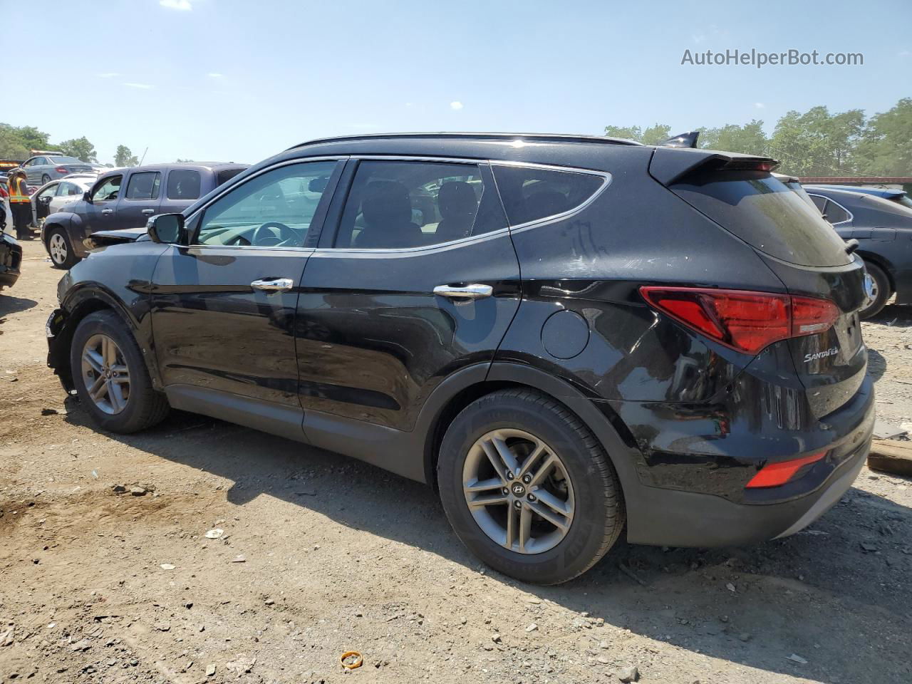 2018 Hyundai Santa Fe Sport  Black vin: 5NMZUDLB4JH088410