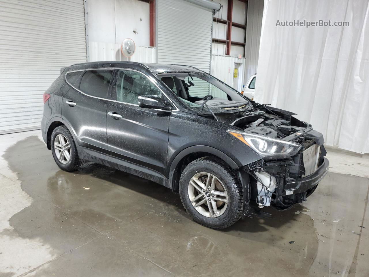 2018 Hyundai Santa Fe Sport  Black vin: 5NMZUDLB5JH056274