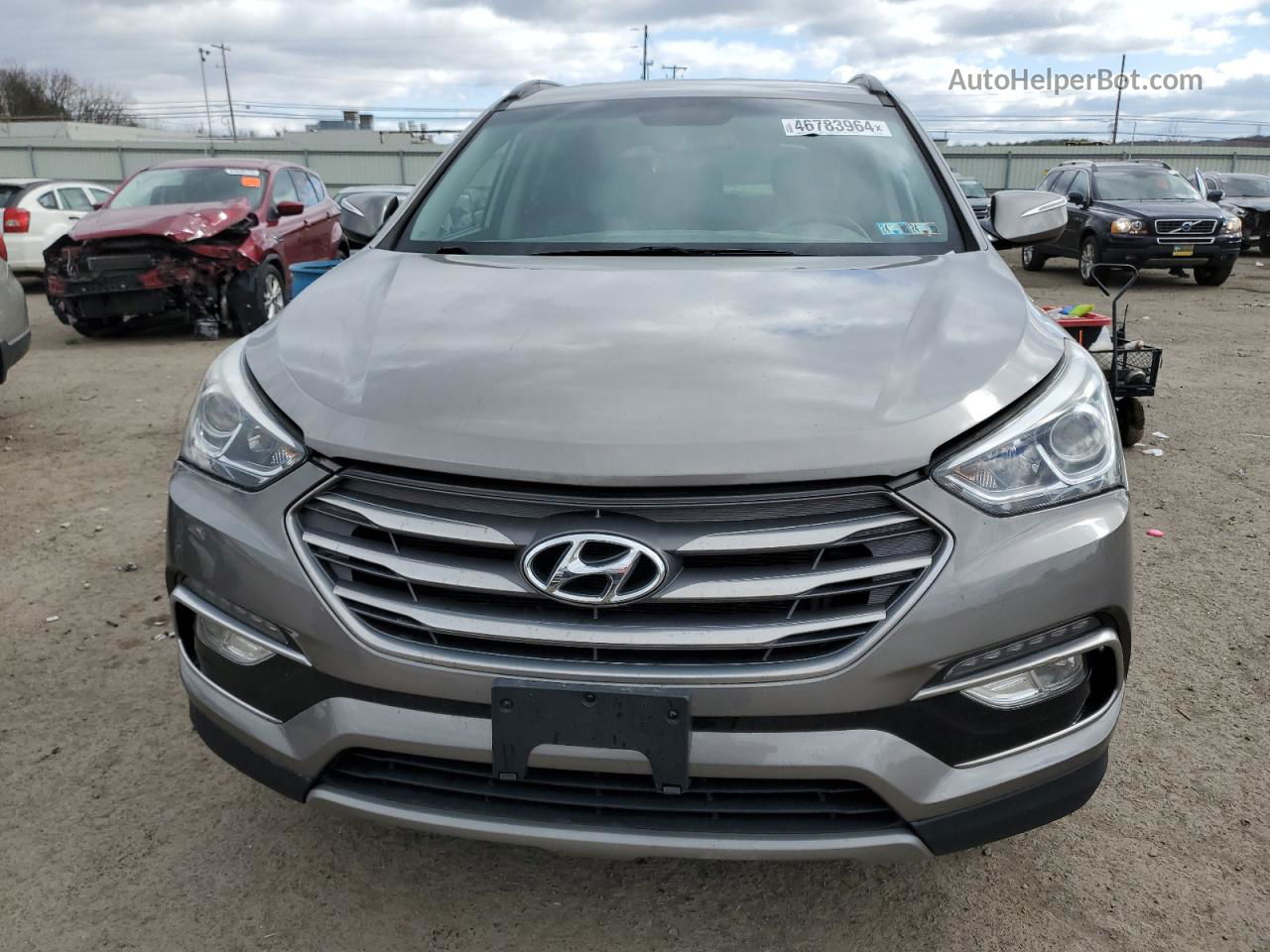 2018 Hyundai Santa Fe Sport  Серый vin: 5NMZUDLB5JH059241