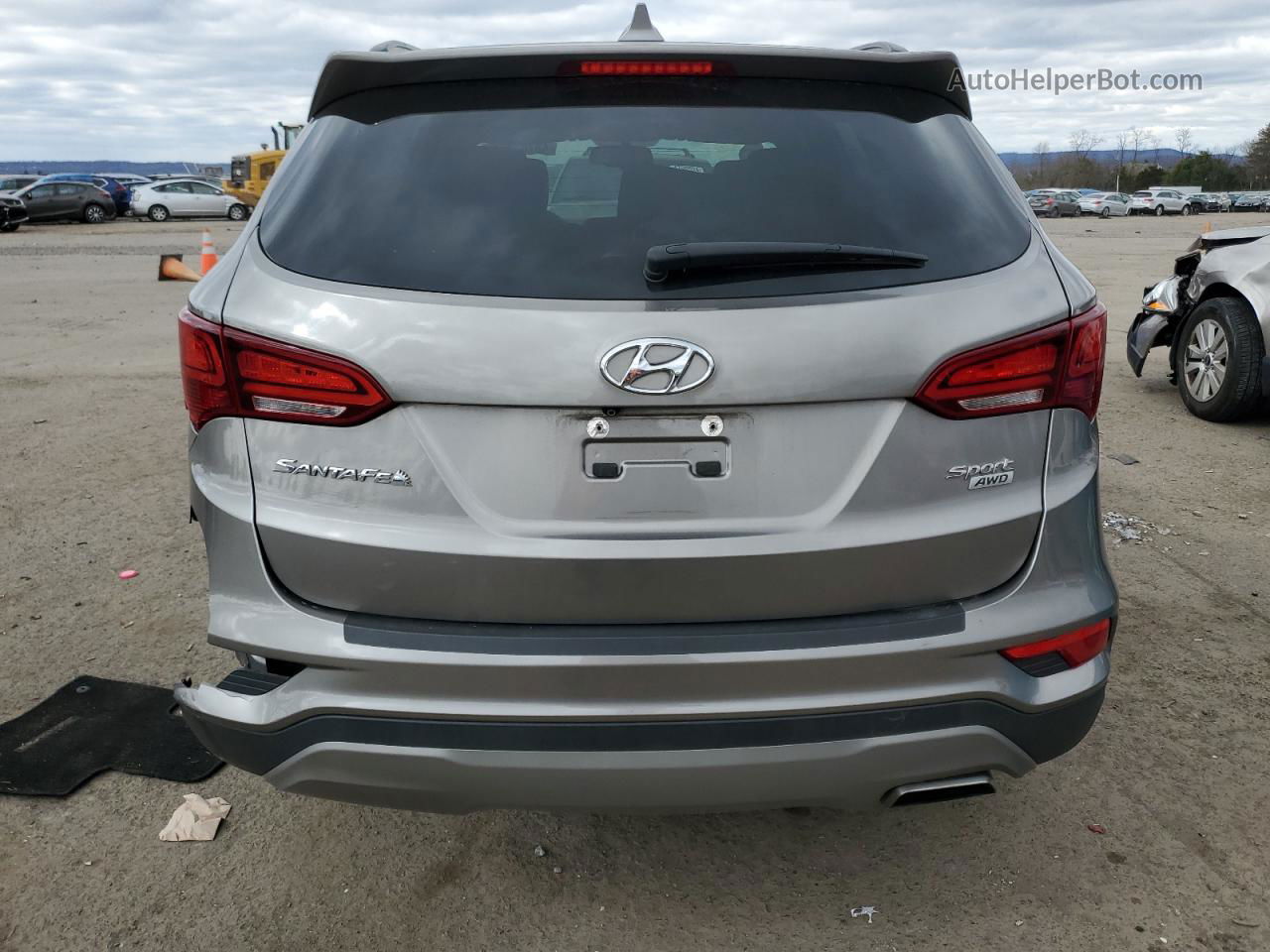 2018 Hyundai Santa Fe Sport  Gray vin: 5NMZUDLB5JH059241