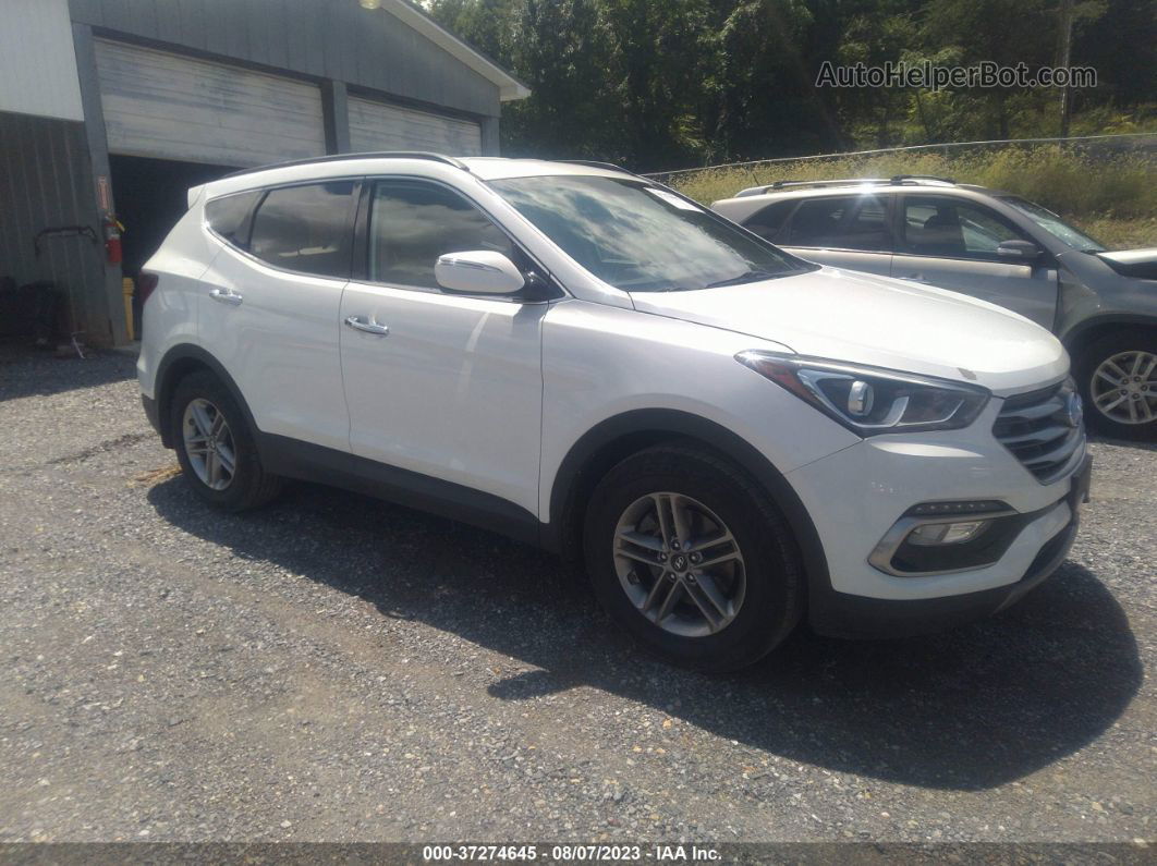 2018 Hyundai Santa Fe Sport 2.4l White vin: 5NMZUDLB5JH072636