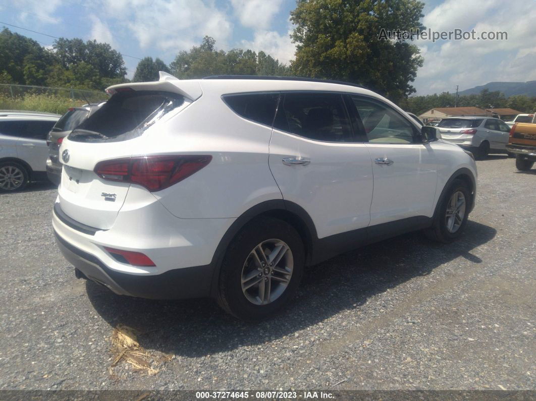 2018 Hyundai Santa Fe Sport 2.4l White vin: 5NMZUDLB5JH072636