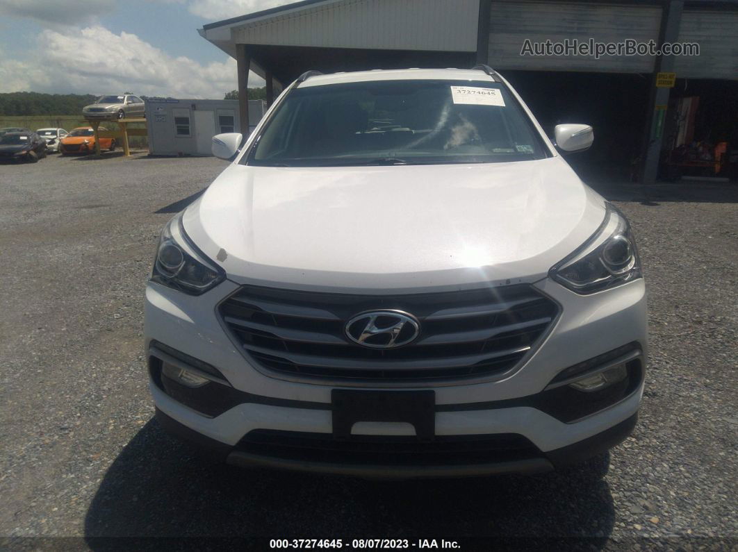 2018 Hyundai Santa Fe Sport 2.4l White vin: 5NMZUDLB5JH072636