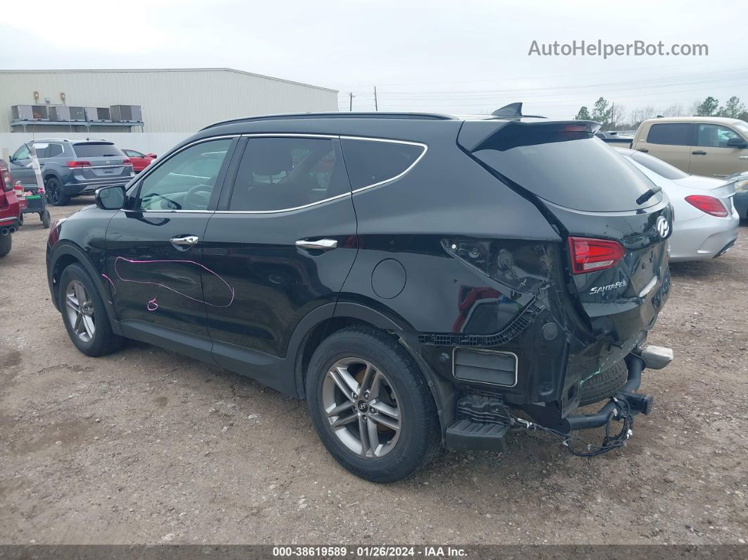 2018 Hyundai Santa Fe Sport 2.4l Black vin: 5NMZUDLB5JH074922