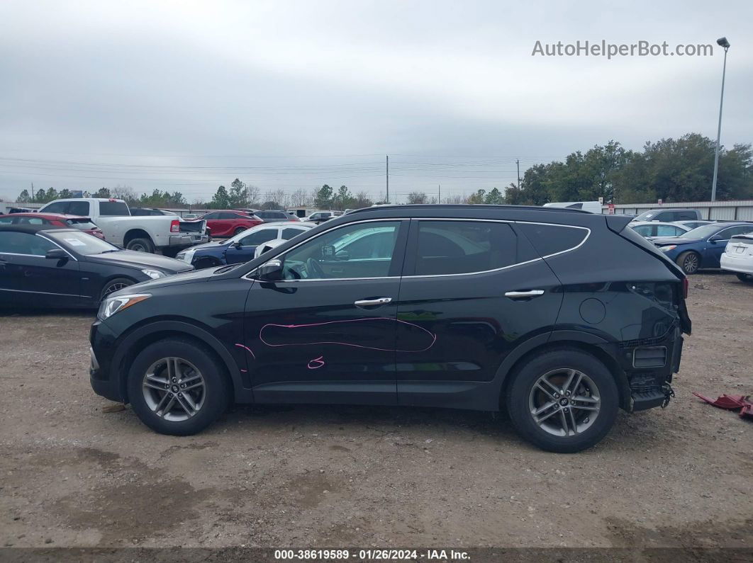 2018 Hyundai Santa Fe Sport 2.4l Black vin: 5NMZUDLB5JH074922