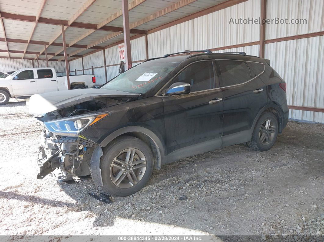 2018 Hyundai Santa Fe Sport 2.4l Black vin: 5NMZUDLB5JH083457