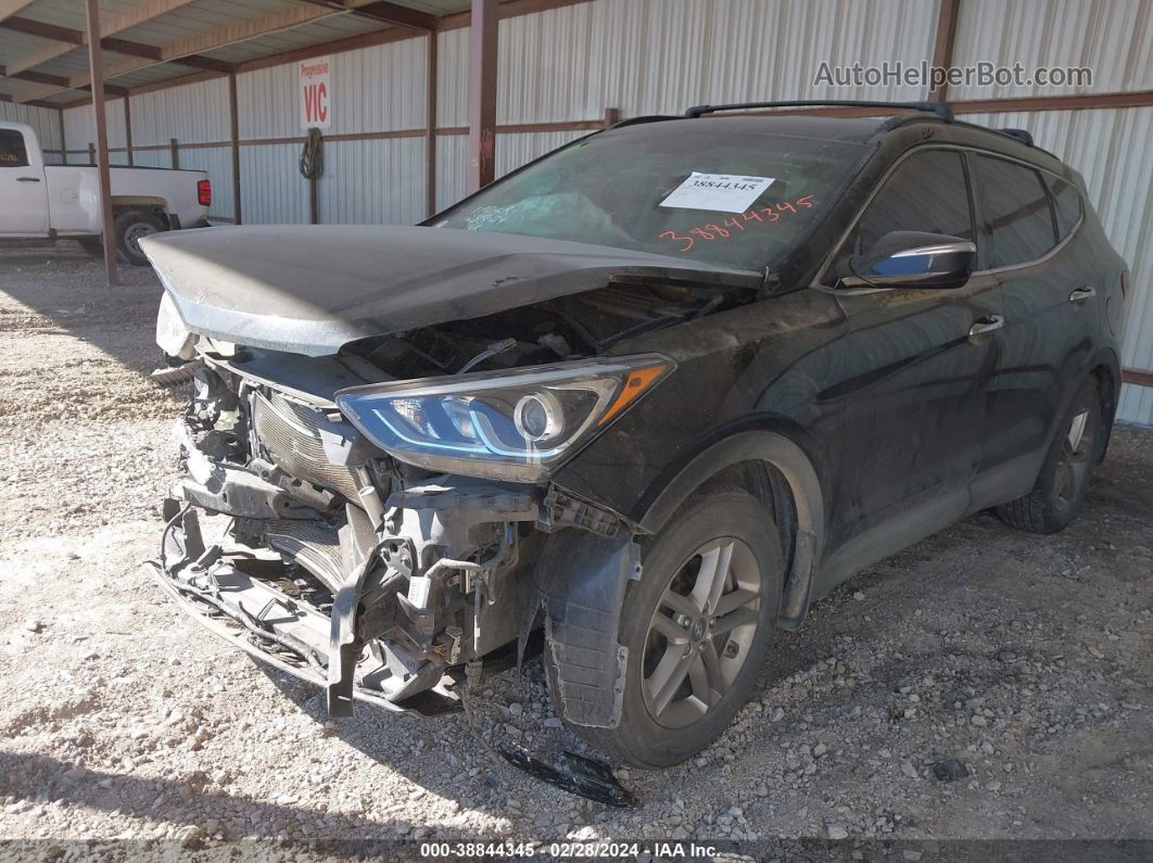 2018 Hyundai Santa Fe Sport 2.4l Black vin: 5NMZUDLB5JH083457