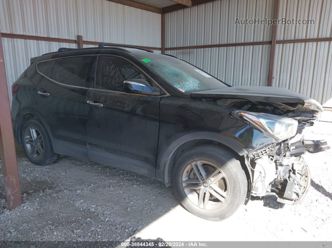 2018 Hyundai Santa Fe Sport 2.4l Black vin: 5NMZUDLB5JH083457