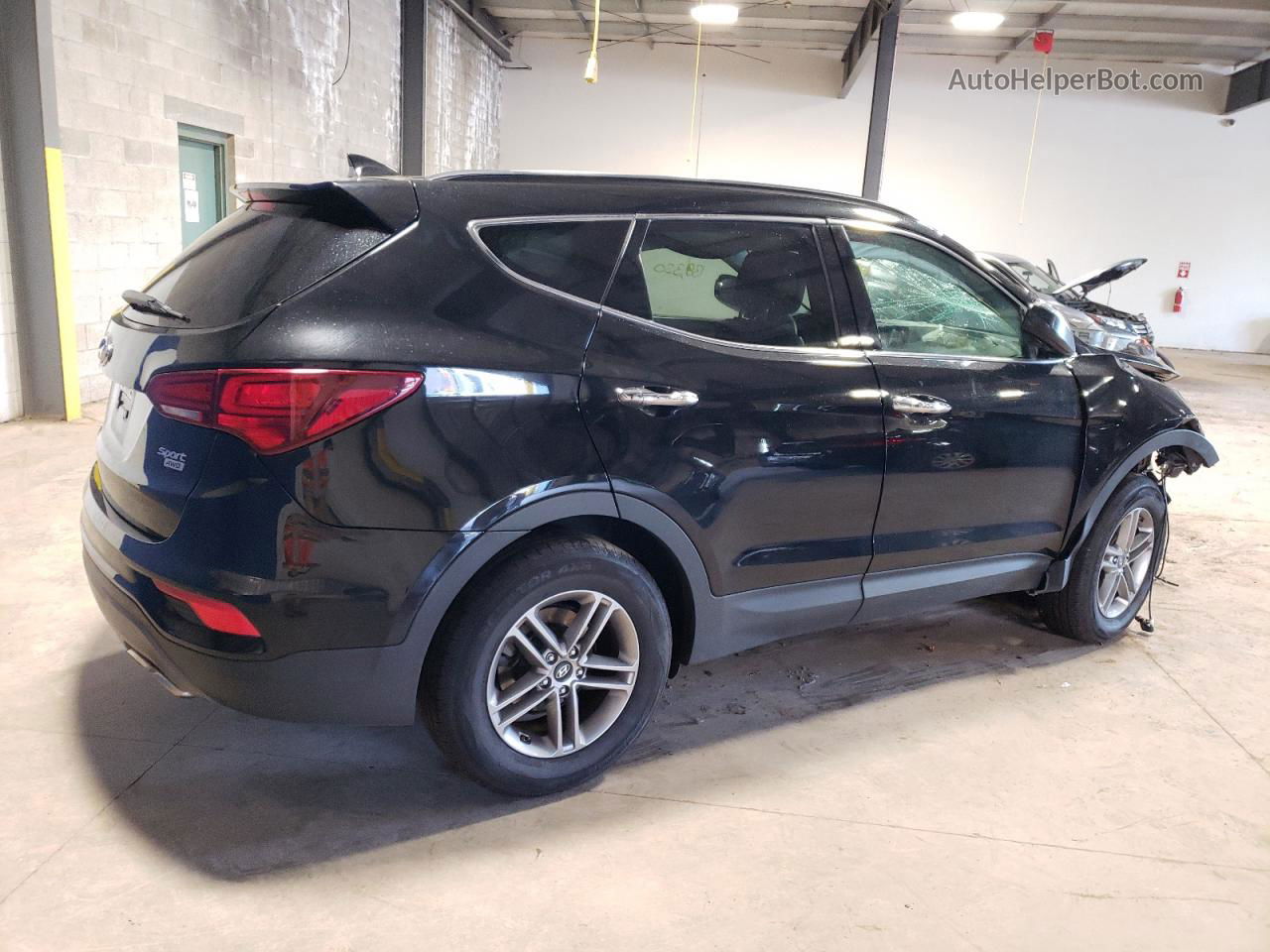 2018 Hyundai Santa Fe Sport  Black vin: 5NMZUDLB5JH099500