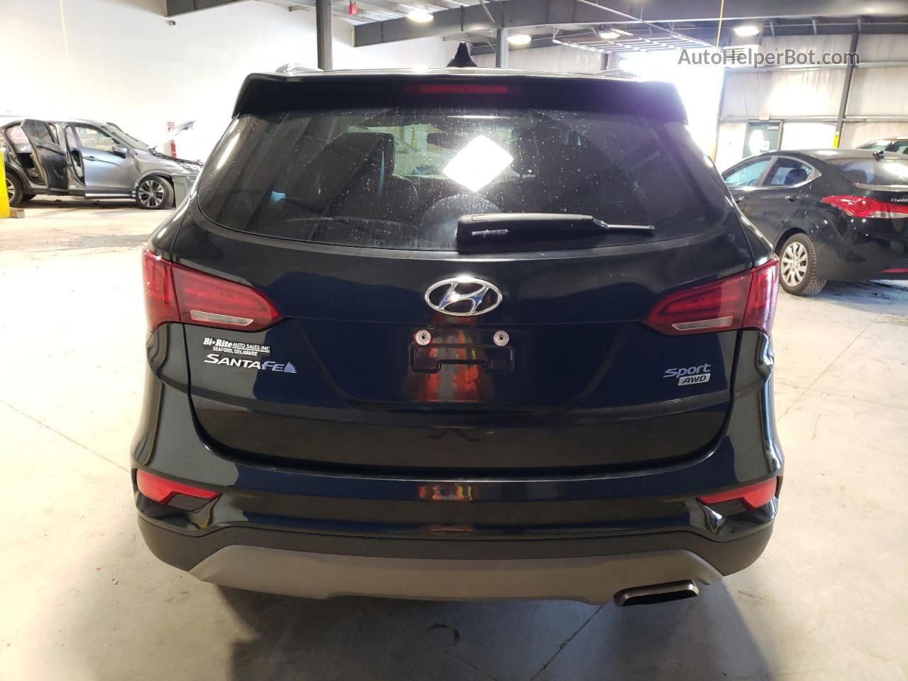 2018 Hyundai Santa Fe Sport  Black vin: 5NMZUDLB5JH099500