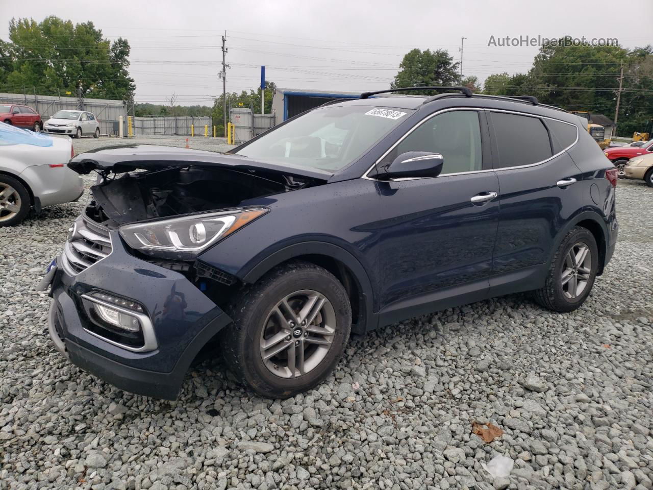 2018 Hyundai Santa Fe Sport  Gray vin: 5NMZUDLB5JH102055