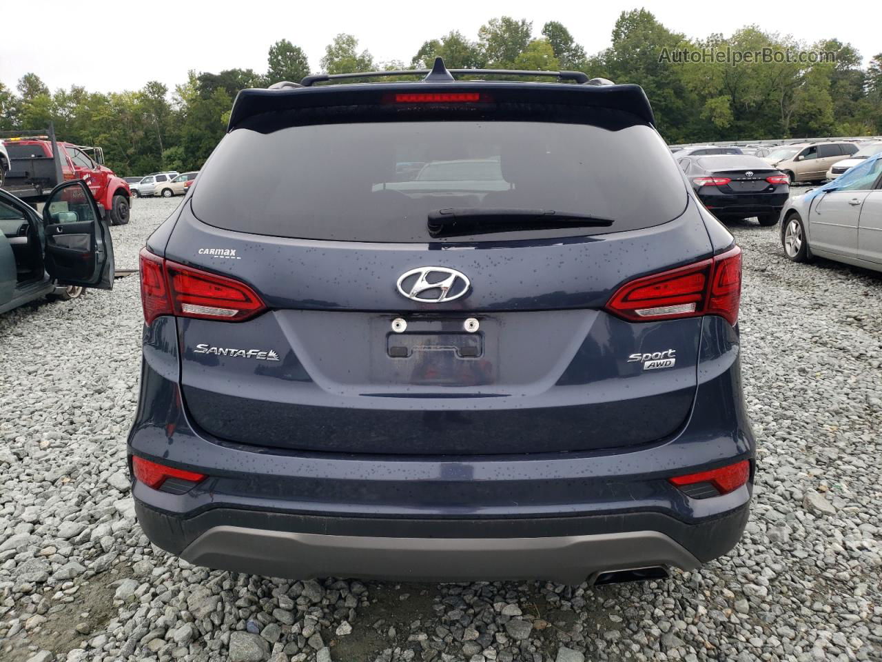 2018 Hyundai Santa Fe Sport  Серый vin: 5NMZUDLB5JH102055