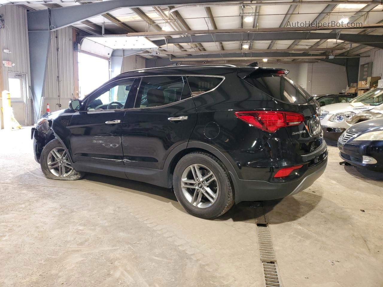 2018 Hyundai Santa Fe Sport  Black vin: 5NMZUDLB5JH103173