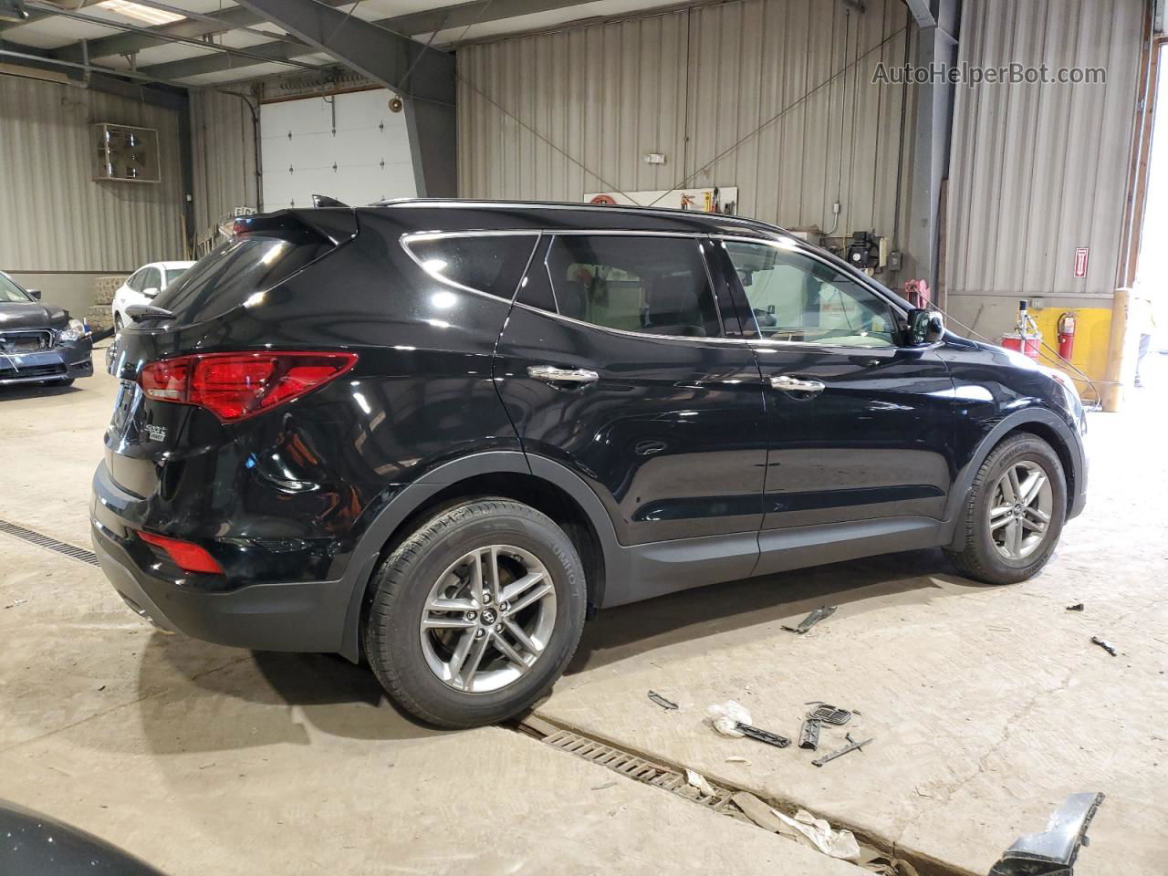 2018 Hyundai Santa Fe Sport  Black vin: 5NMZUDLB5JH103173